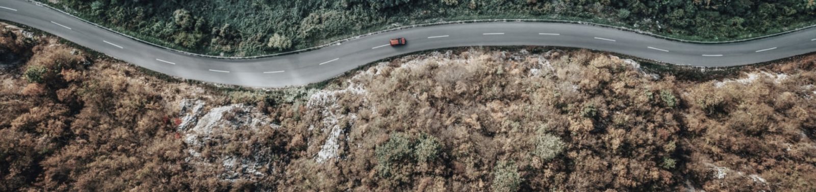 road top view